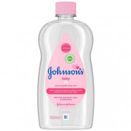 Johnsons Baby Oil 500ml - pink